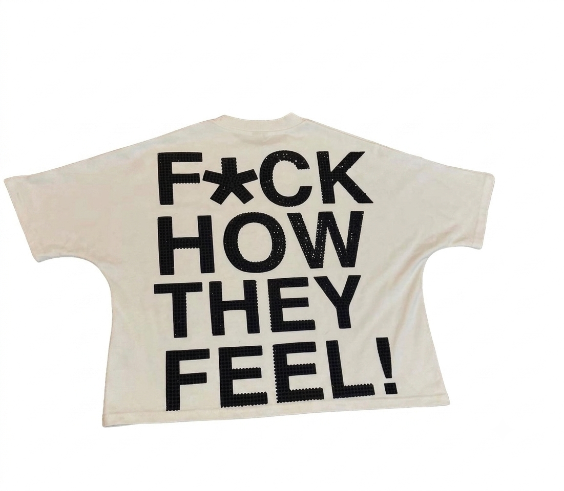 Bedazzled White Tee