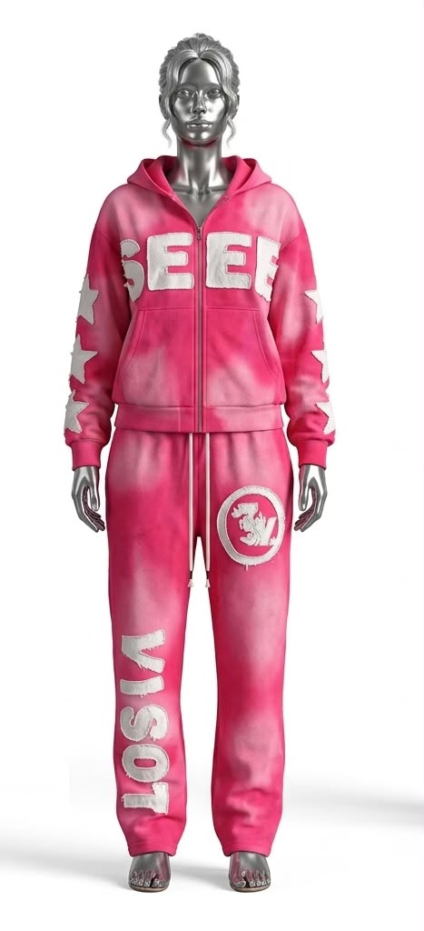 Retro Letter Digital Print Hooded Sweatshirts