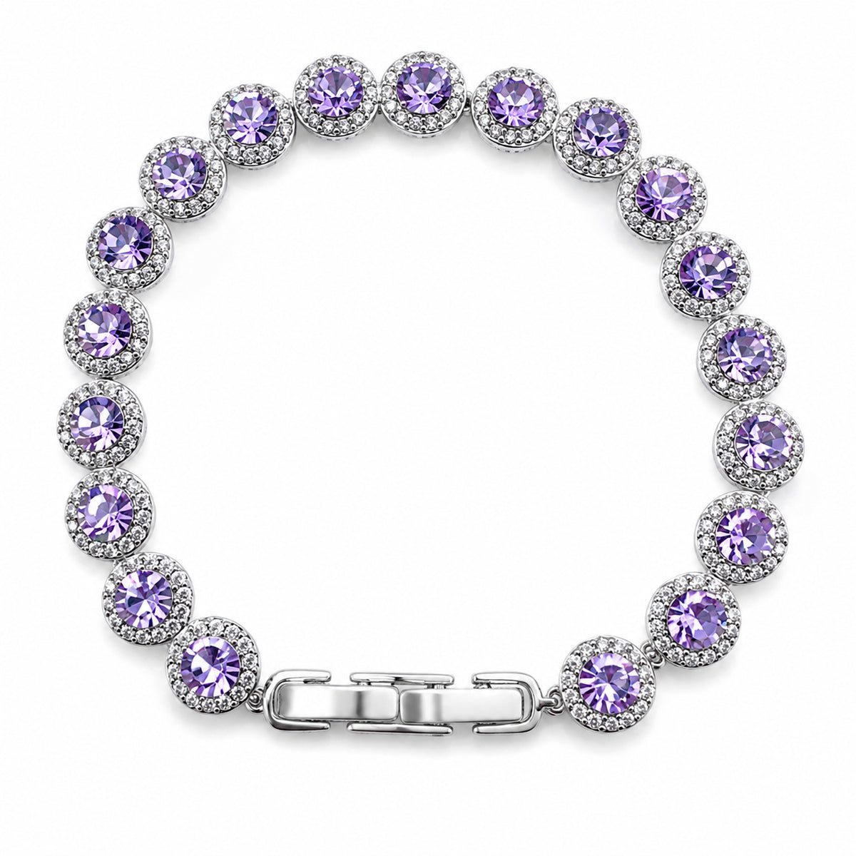 Luxury Starry Sky Tennis Bracelet Full Diamond Rhinestone Jewelry