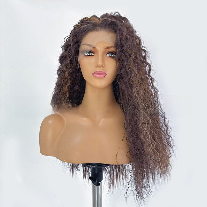 Kinky Long Curly Fiber Wig