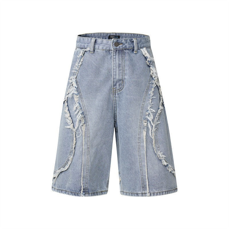 Retro Washed Denim Jorts