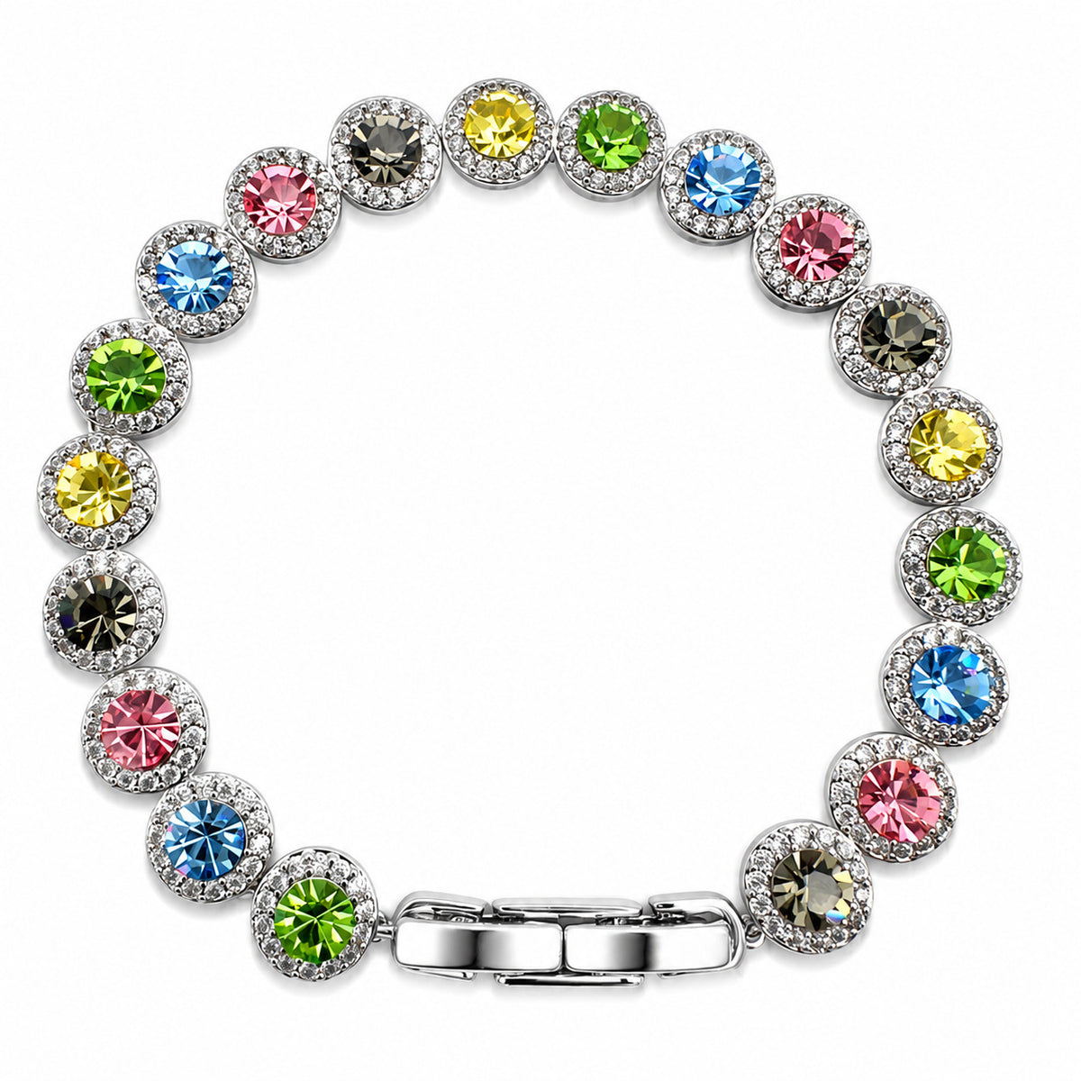 Luxury Starry Sky Tennis Bracelet Full Diamond Rhinestone Jewelry