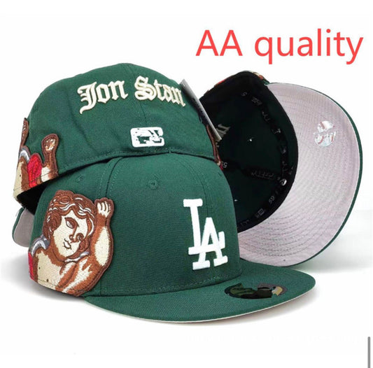 Green LA fitted Cap