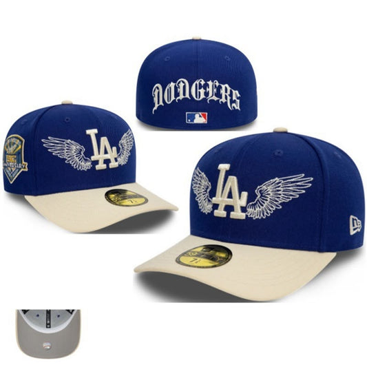 LA Blue Dodgers Fitted Cap