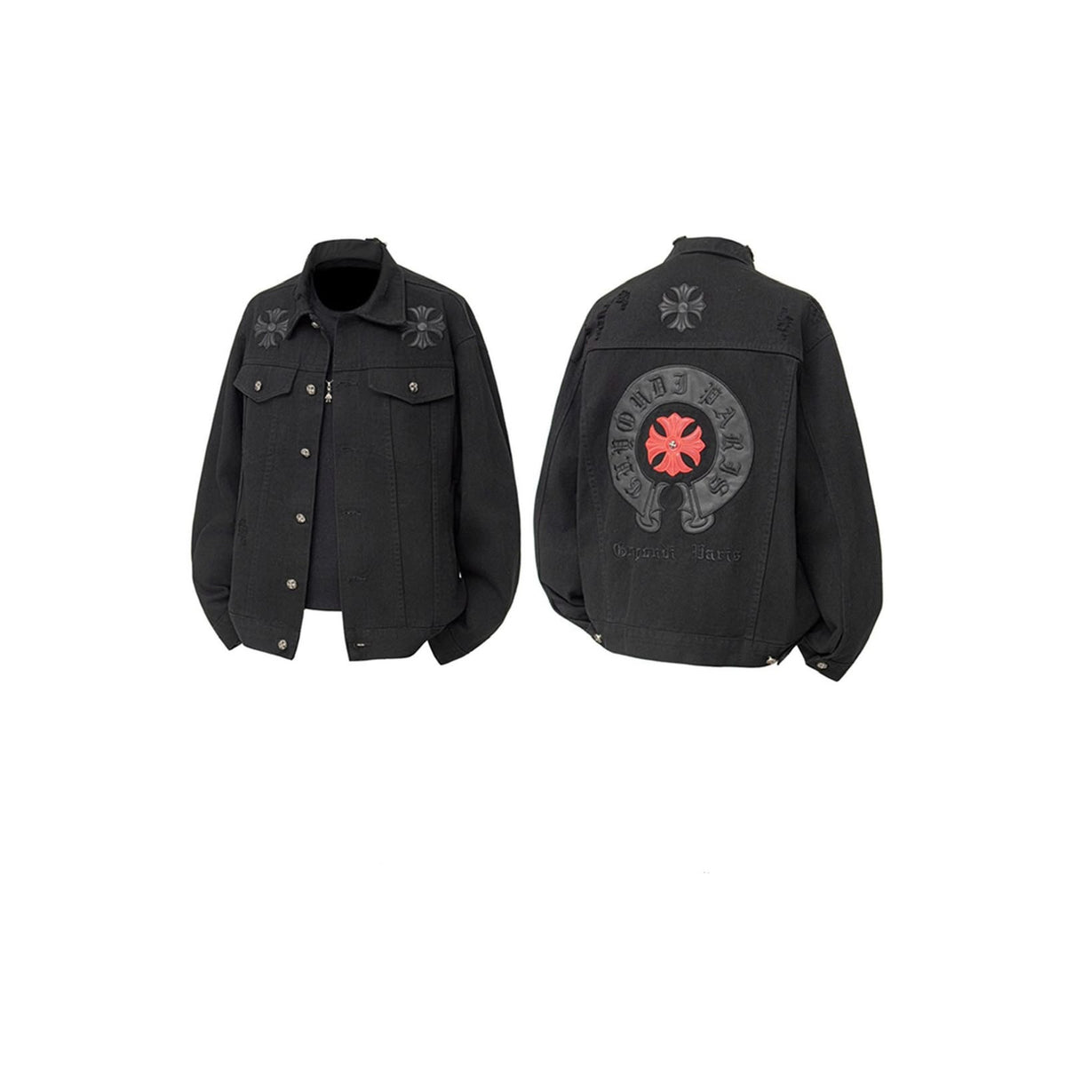 Chrome Cross Denim Jacket