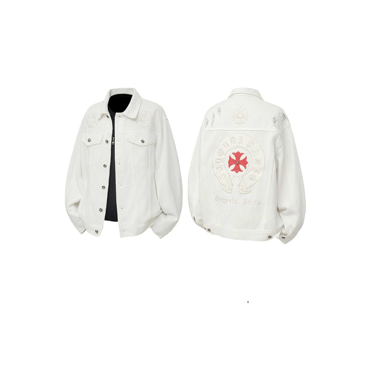 Chrome Cross Denim Jacket