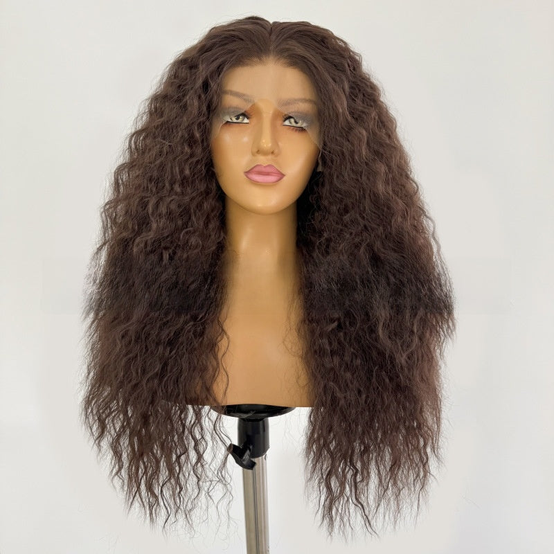 Kinky Long Curly Fiber Wig